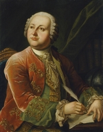 Unbekannter Künstler - Porträt von Michail Wassiljewitsch Lomonossow (1711-1765)