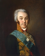 Argunow, Nikolai Iwanowitsch - Porträt von Graf Nikolai Petrowitsch Scheremetew (1751-1809)