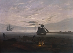 Friedrich, Caspar David - Abend am Ostseestrand