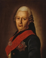 Unbekannter Künstler - Porträt von Alexei Michajlowitsch Obreskow (1718-1787)