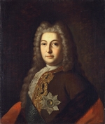 Unbekannter Künstler - Porträt von Heinrich Johann Friedrich (Andrei) Graf Ostermann (1687-1747)