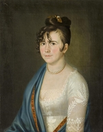 Unbekannter Künstler - Porträt von Gräfin Anna Wladimirowna Bobrinskaja (1769-1846)