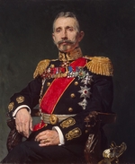 Unbekannter Künstler - Porträt von Admiral Alexander Iwanowitsch Russin (1861-1956)