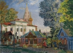 Kustodiew, Boris Michailowitsch - In der Provinz