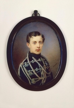 Rockstuhl, Alois Gustav - Porträt von Zarewitsch Nikolai Alexandrowitsch (1843-1865)