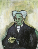 Kubista, Bohumil - Porträt von Arthur Schopenhauer