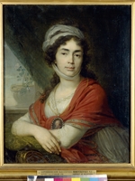 Borowikowski, Wladimir Lukitsch - Porträt von Maria (Marfa) Dmitriewna Dunina, geb. Norowa