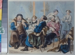 Schukowski, Rudolf Kasimirowitsch - Tee und Zucker. Teetrinkerin in einer Gaststätte