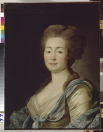 Lewizki, Dmitri Grigoriewitsch - Porträt von Anna Dorothea Louise Schmidt, geb. Baronin Klossen
