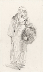 Le Prince, Jean-Baptiste - Russische Frau mit Pelzmuff