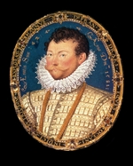 Hilliard, Nicholas - Porträt von Sir Francis Drake