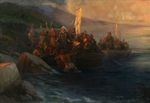 Aiwasowski, Iwan Konstantinowitsch - Christoph Kolumbus landet auf San Salvador am 12. Oktober 1492