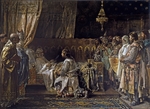 Pinazo Camarlench, Ignacio - König James der Eroberer übergibt sein Schwert seinem Sohn Don Pedro