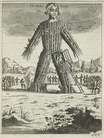Unbekannter Künstler - Wicker man (aus Britannia Antiqua Illustrata von Aylett Sammes)