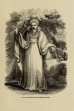 Unbekannter Künstler - Druide in der Richtertracht (Aus dem Buch Old England: A Pictorial Museum)