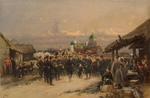 Detaille, Édouard - Musiker des 4. Leib-Garde-Schützen Bataillons der Kaiserlichen Familie bei Zarskoje Selo
