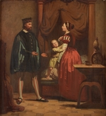 Blackstadius, Johan Zacharias - Erik XIV. und Karin Månsdotter mit Sohn Gustav
