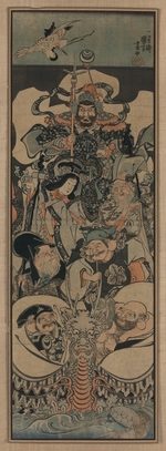 Kuniyoshi, Utagawa - Sieben Glücksgötter