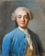 Van Loo, Amédée - Porträt von Claude Adrien Helvétius (1715-1771)