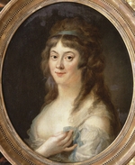 Heinsius, Johann Julius - Porträt von Madame Roland (1754-1793)