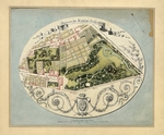 Huvé, Jean-Jacques - Plan von Landsitz Montreuil von Madame Elisabeth