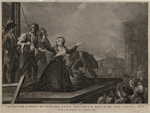 Lasinio, Carlo - Madame Élisabeth de France, Schwester des Königs, vor der Guillotine am 10. Mai 1794