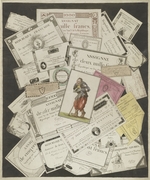 Hunin, Joseph - Trompe l'oeil mit der Assignaten