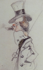 Monet, Claude - Dandy mit Zigarre (Dandy au Cigare)