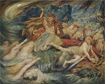 De Groux, Henry - Siegfrieds Tod