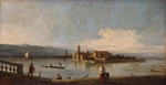 Canaletto - Blick auf San Michele, San Cristoforo und Murano von den Fondamente Nove
