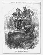 Raven-Hill, Leonard - Der Siedepunkt. Punch Magazine, 2. Oktober 1912
