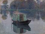 Monet, Claude - Das Atelierboot (Le bateau-atelier)