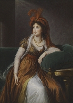 Vigée Le Brun, Louise Élisabeth - Fürstin Anna Alexandrowna Golizyna, geb. Prinzessin Bagrationi-Grusinskaja (1763-1842)