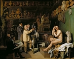 Boilly, Louis-Léopold - Der Bildhauer Jean-Antoine Houdon (1741-1828) in seinem Atelier