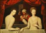 Unbekannter Künstler - Gabrielle d'Estrées und eine ihrer Schwestern, Herzogin von Villars
