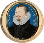 Hilliard, Nicholas - Porträt von Sir Thomas Bodley (1545-1613)