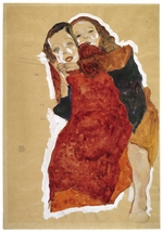 Schiele, Egon - Zwei Mädchen