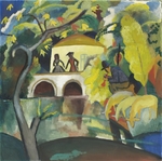 Macke, August - Rokoko