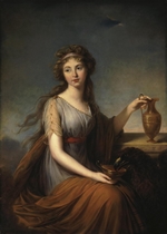 Vigée Le Brun, Louise Élisabeth - Porträt von Anna Pitt als Hebe