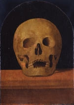 Albertinelli, Mariotto - Memento mori. Rückseite des Triptychons