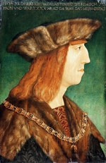 Dürer, Albrecht, (Werkstatt) - Porträt des Kaisers Maximilian I. (1459-1519)