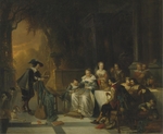 Braekeleer, Adrien Ferdinand de - John Dryden liest seine Gedichte am Hofe