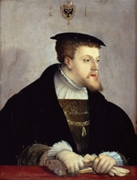 Amberger, Christoph - Porträt von Kaiser Karl V. (1500-1558)