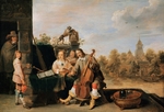 Teniers, David, der Jüngere - Selbstbildnis mit Familie