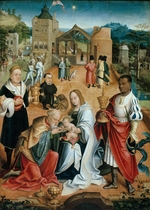 Utrecht, Jacob Claesz. van - Die Anbetung der Könige (Mitteltafel des Flügelaltars)