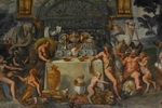 Romano, Giulio - Fresko-Detail im Saal von Amor und Psyche