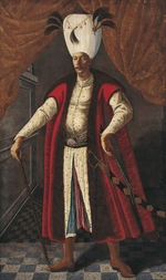Unbekannter Künstler - Porträt von Mehmed IV. (1642-1693), Sultan des Osmanischen Reiches