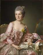 Roslin, Alexander - Porträt von Marie-Suzanne Giroust, Madame Roslin (1734-1772)