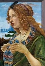 Botticelli, Sandro, (Werkstatt) - Allegorisches Bildnis einer Frau (Simonetta Vespucci)