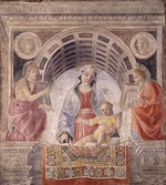 Foppa, Vincenzo - Madonna und Kind mit Heiligen Johannes dem Evangelist und Johannes dem Täufer